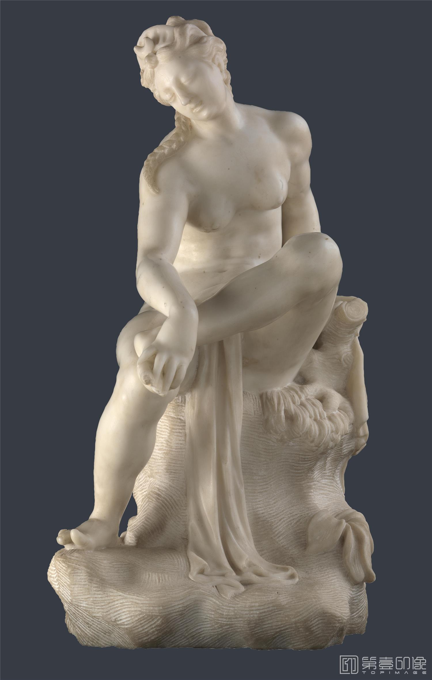 雕塑-大英博物馆藏画-After Adriaen de Vries - Girl Bathing-0064